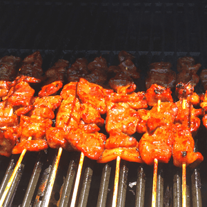 Pork barbecue, also known as "inihaw na baboy" or "inasal na baboy" in Filipino, is a popular dish in the Philippines. It is a delicious and flavorful grilled meat that has been marinated in a special blend of spices and seasonings.