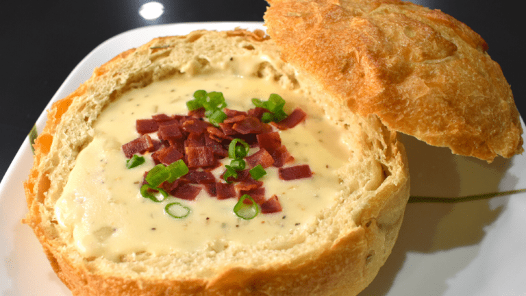 Clam Chowder in Bread Bowl