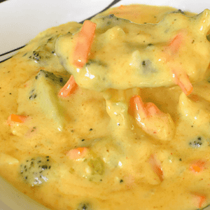 Broccoli cheddar soup is a rich and creamy soup made with pureed broccoli, cheddar cheese, and usually some type of cream or milk. It is typically served as a starter or side dish in American cuisine, but can also be enjoyed as a main course.