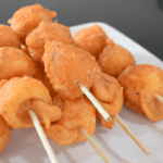 Kwek Kwek is a popular Filipino street food snack made from quail eggs that are usually boiled, shelled, and then deep-fried.