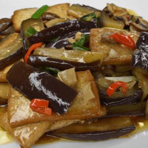 Eggplant Tofu Stir Fry is an easy vegan recipe that makes a nutritious and delicious meal in no time at all. Quick and easy to make.