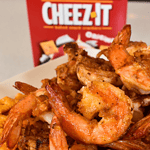 Crispy Shrimp with Cheez It Flavor