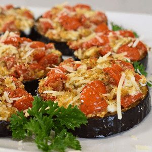 Baked eggplant, also known as "eggplant parmesan" or "melanzane alla parmigiana" in Italian, is a delicious and hearty dish that features layers of tender eggplant, savory tomato sauce, and creamy cheese. This recipe has been passed down for generations and is loved by many for its simple yet satisfying flavors.